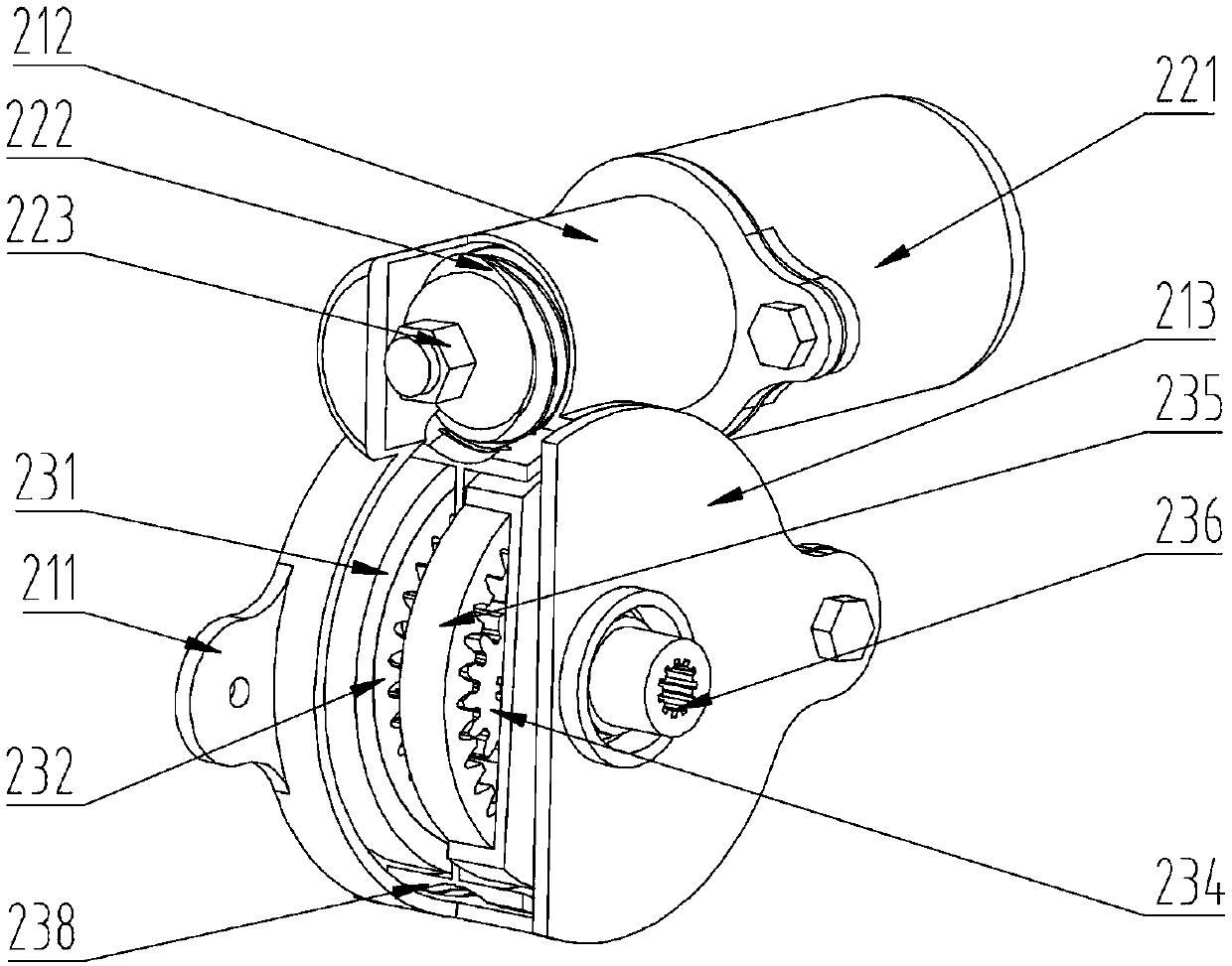 Automobile active steering system adopting differential power-assisted steering and control method thereof