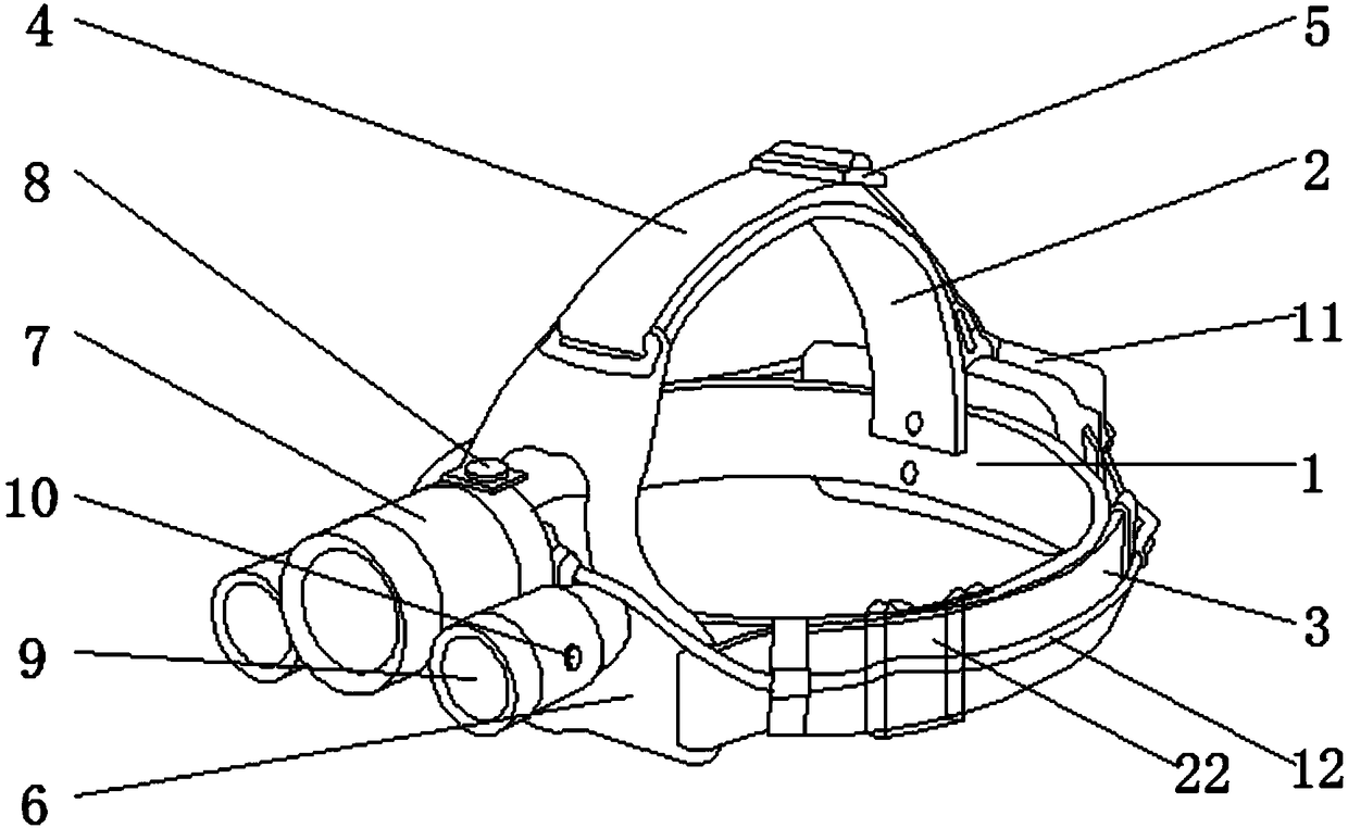 Mining multifunctional illuminating device