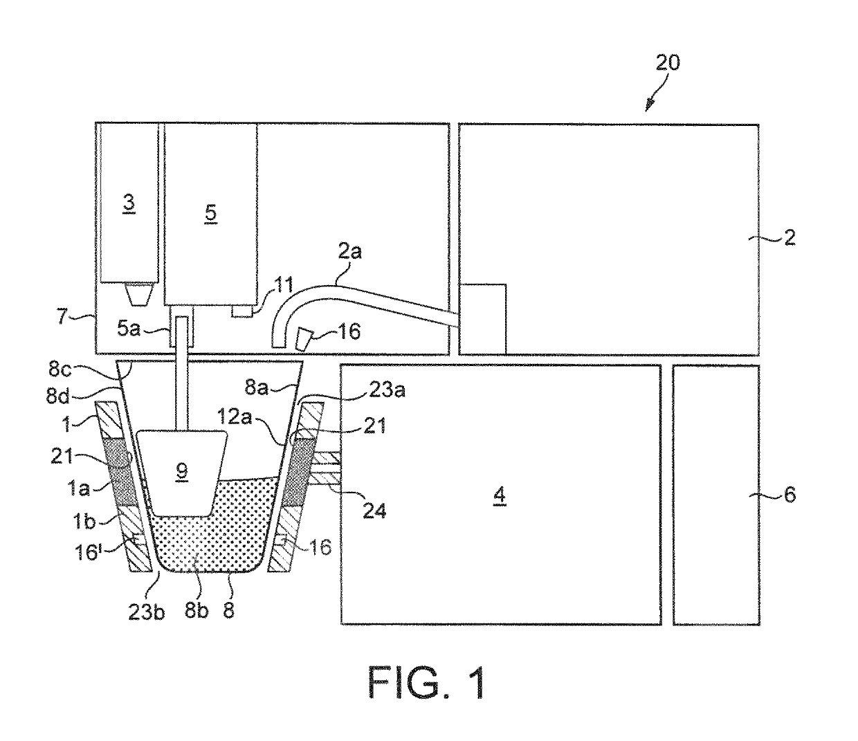 Machine and system for preparing a cooled food product with aerated or whipped texture in controlled manner