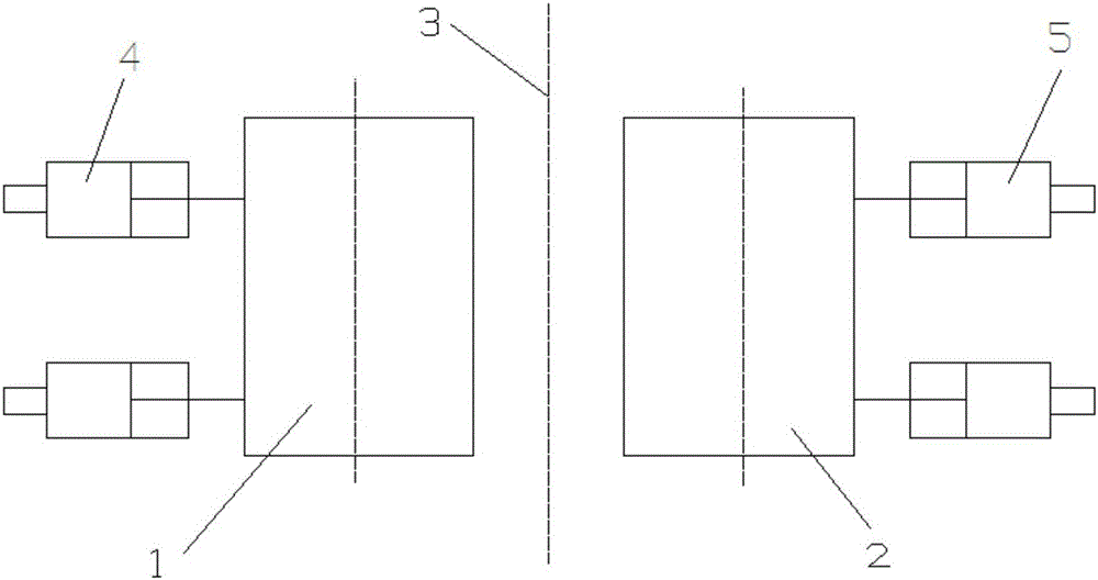 Vertical roller gap calibrating method