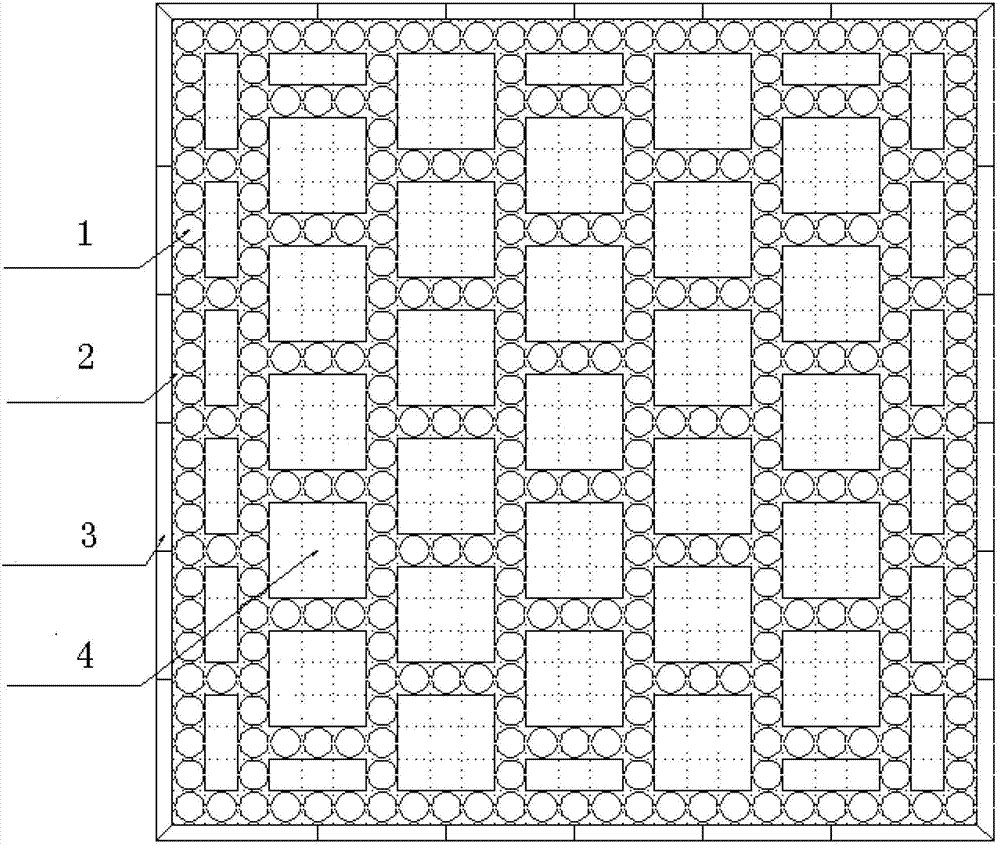 MOX (Mixed Oxide) fuel assembly structure suitable for supercritical water reactor