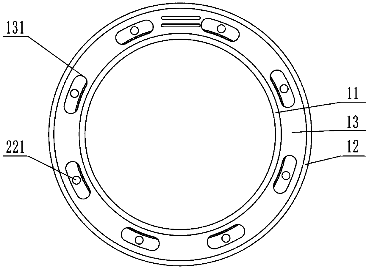 Lamp holder assembly for light-emitting exhaust