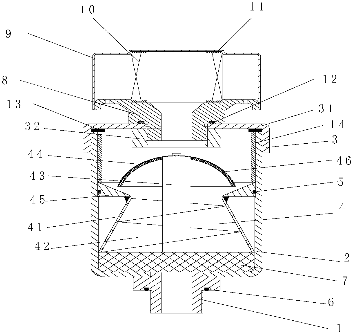 Hydraulic tank breather