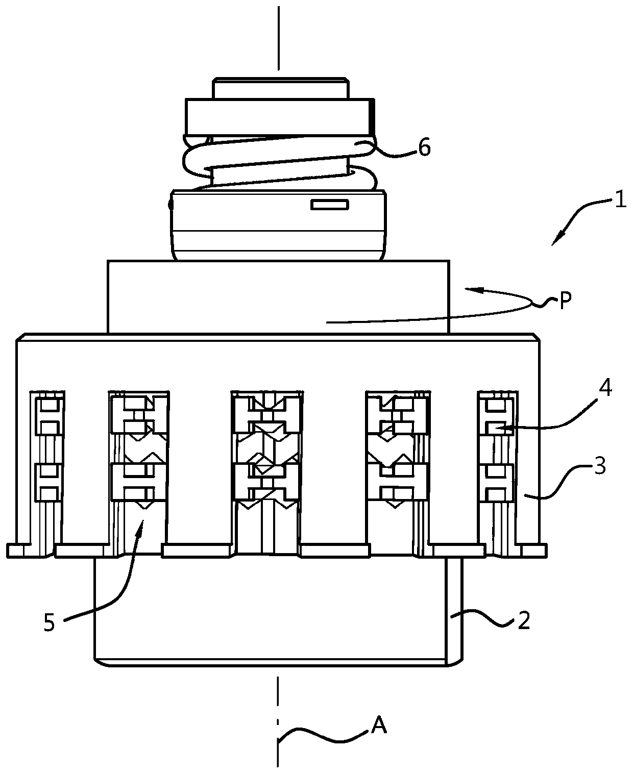 Adjusting device and method