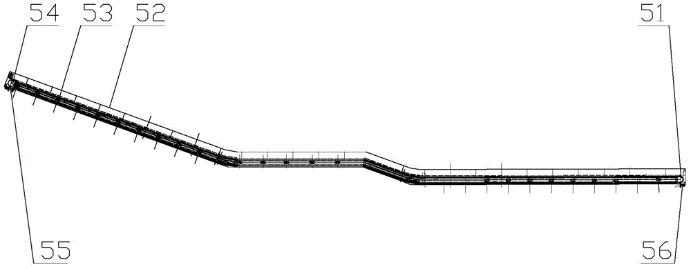 Railway ballast sand removal vehicle