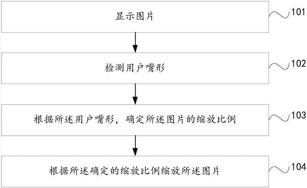 Picture zooming method and apparatus