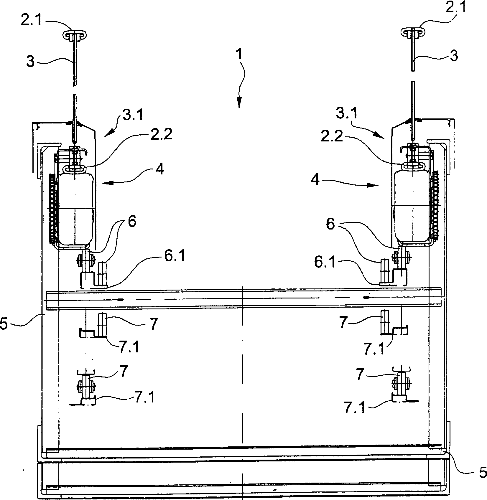 Handrail-drive for an escalator or a moving walk