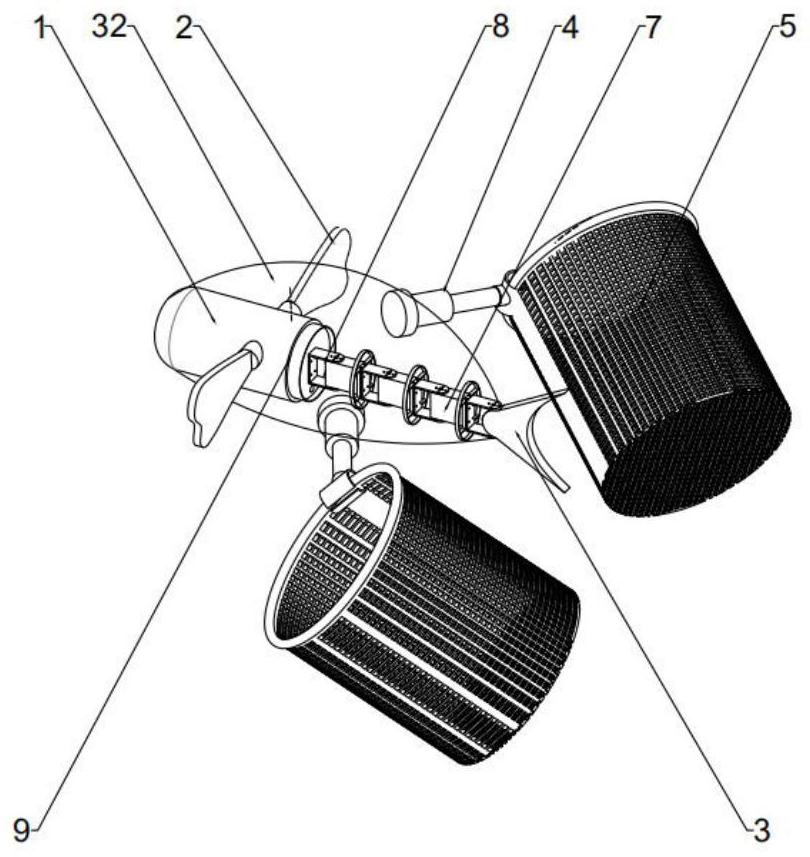 Water surface garbage cleaning robotic fish based on pectoral fin assisted tail fin movement