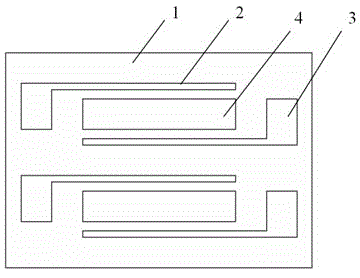 Preparation method of large-scale array graphene nanoelectronic resonator based on femtosecond laser