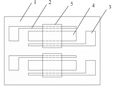 Preparation method of large-scale array graphene nanoelectronic resonator based on femtosecond laser