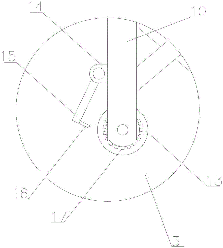 Large-space commercial vehicle frame turning-over device