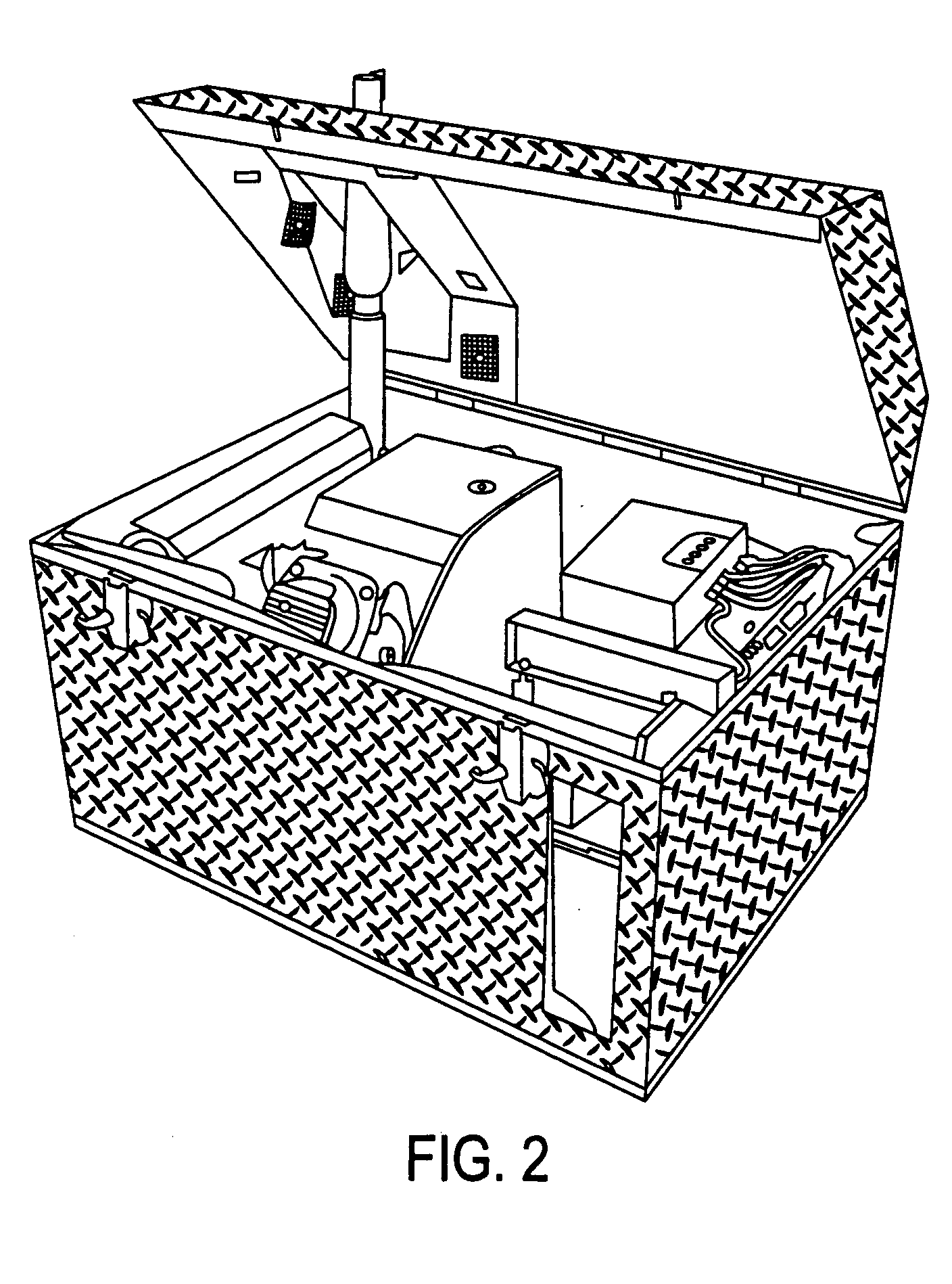 Portable range extender operable in automatic and manual modes