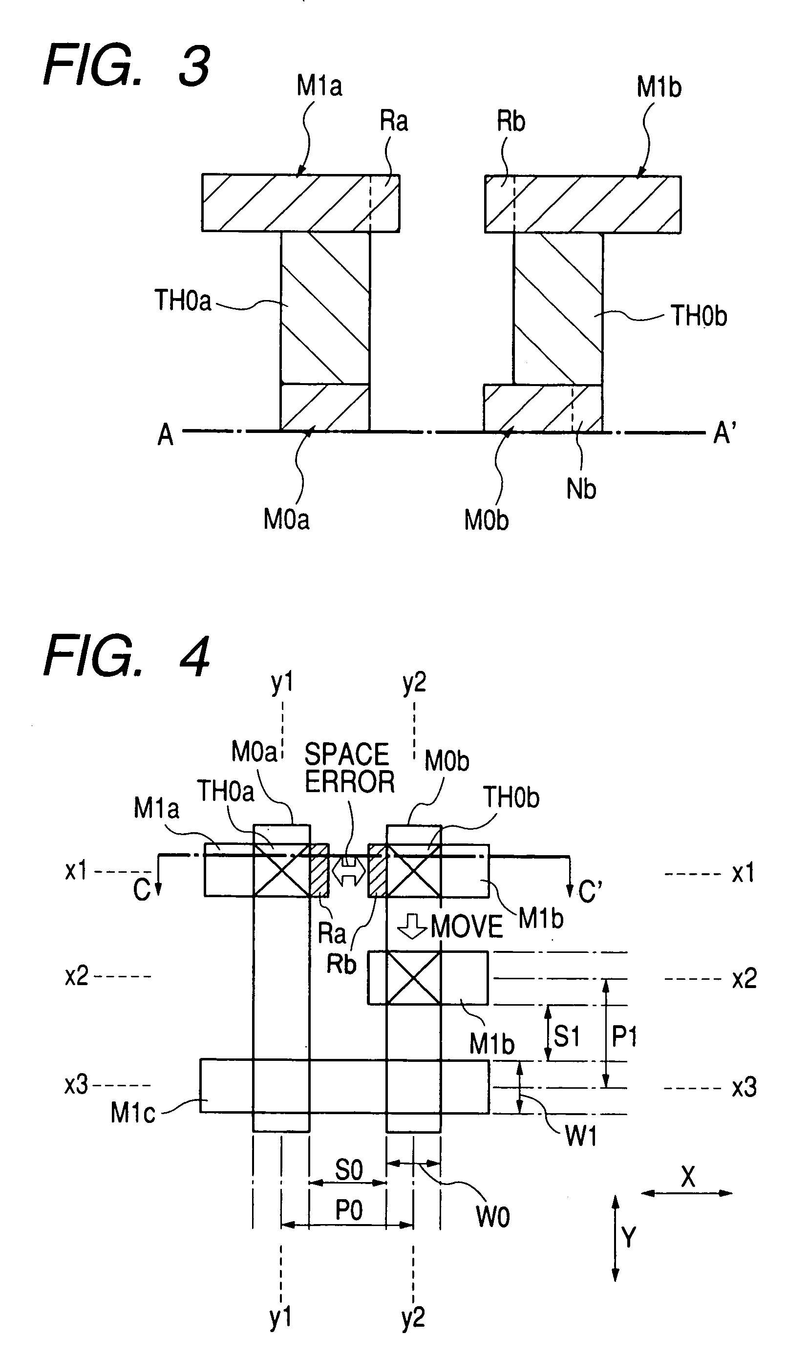 Semiconductor device with improved wiring arrangement utilizing a projecting portion and a method of manufacturing the same