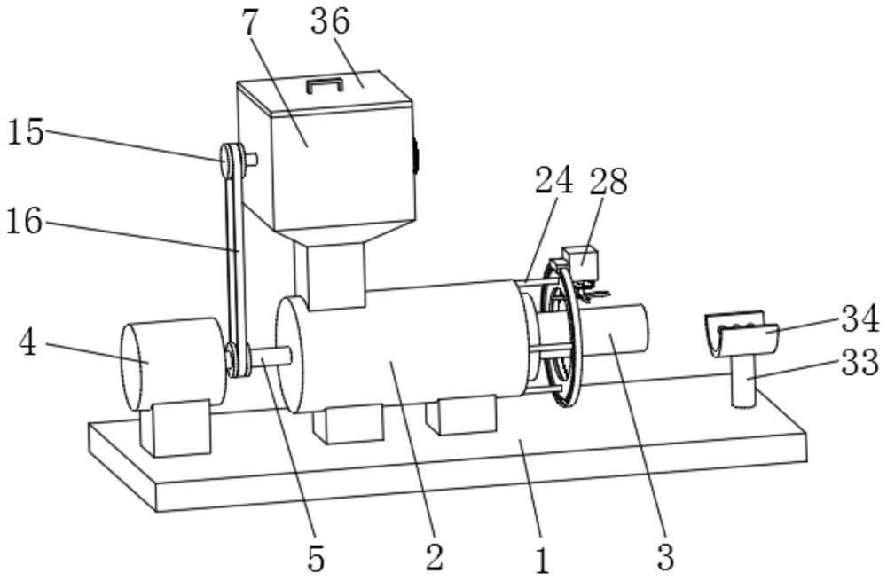 Novel plastic extruding machine with high product forming rate for manufacturing PVC (Polyvinyl Chloride) pipeline and method