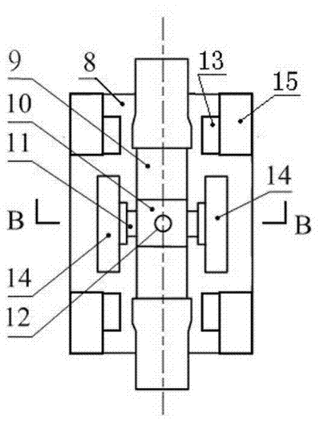 Direction-adjusting device for open-type full-section hard rock tunneling machine