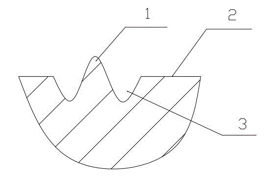 Composite micro-texturing guide rail