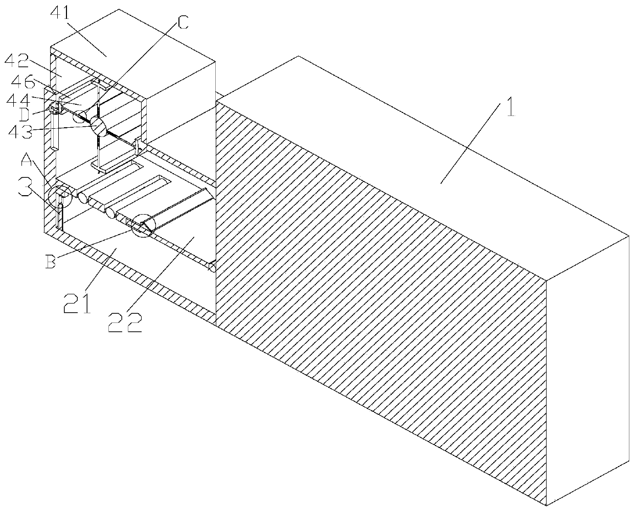 Heating furnace capable of achieving quantitative discharging