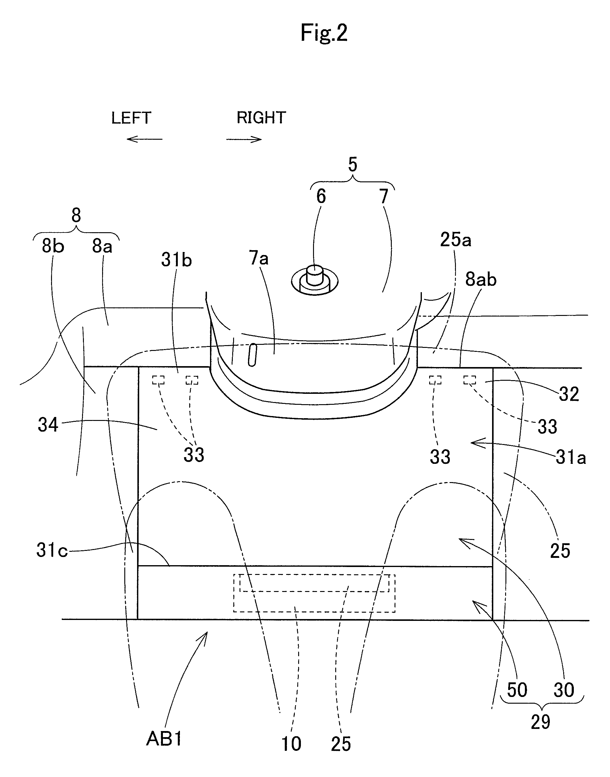 Knee protection airbag apparatus