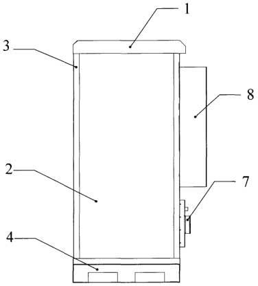 Assembled cabinet for outside communication