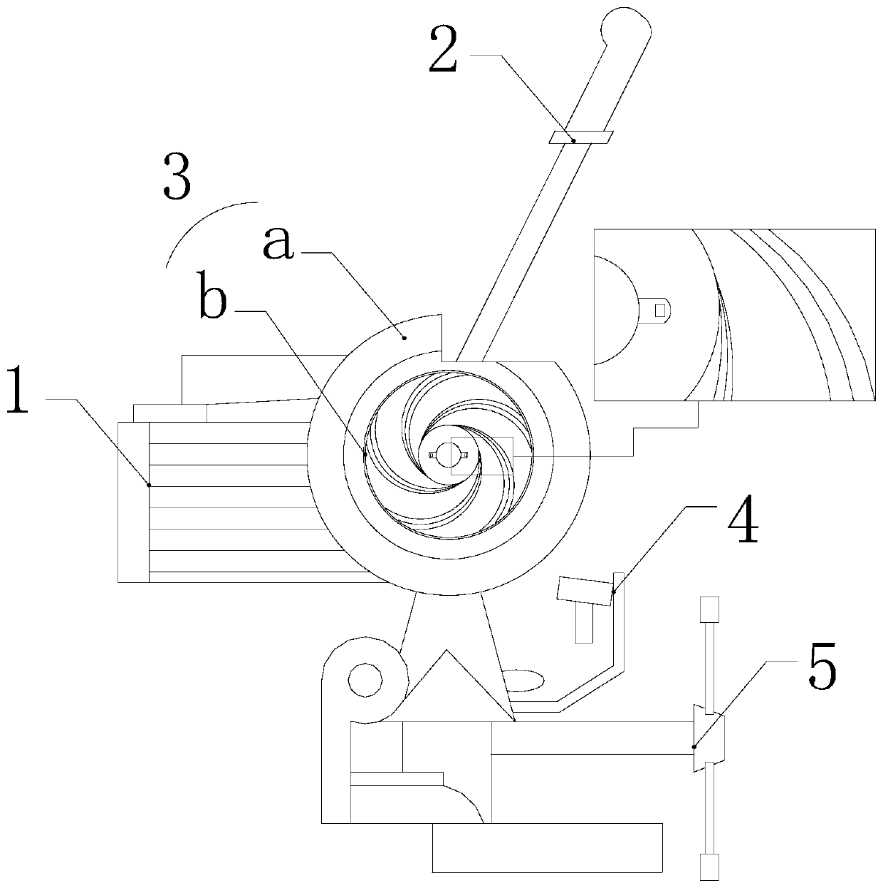 Metal cutting equipment facilitating collecting of metal scraps