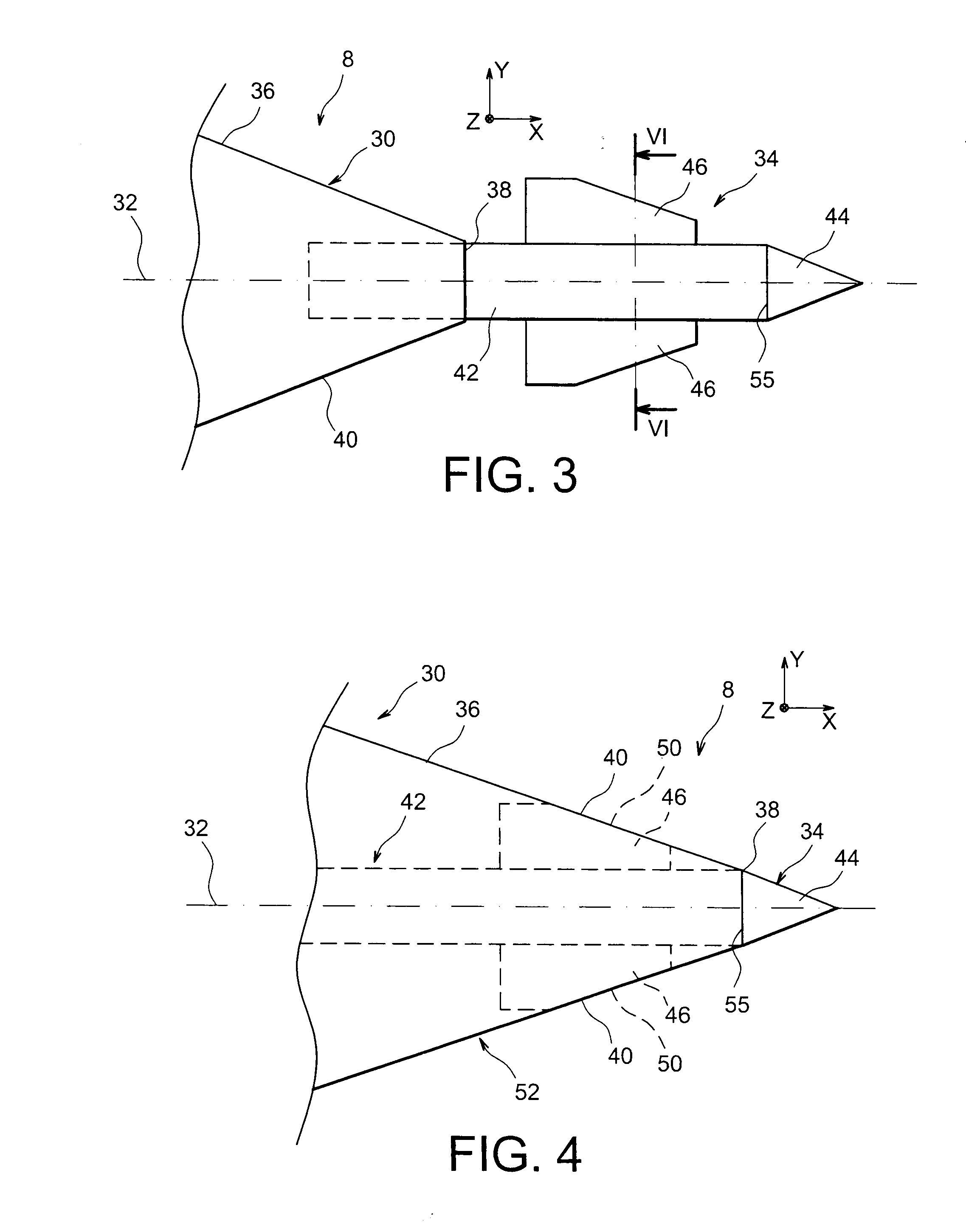 Gas ejection cone for an aircraft turbojet equipped with a device for generating turbulence in a primary flow limiting jet noise