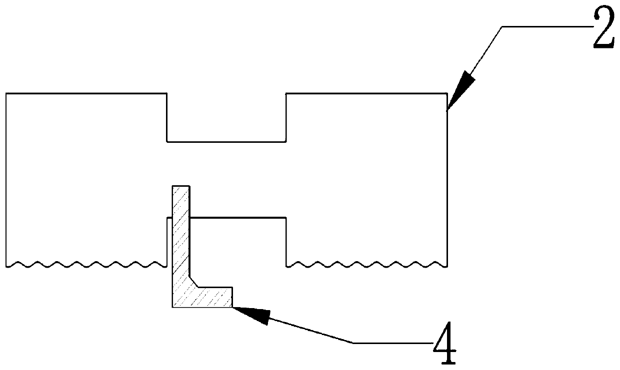 A shock-absorbing panel-assembled reinforced soil retaining wall and its construction method