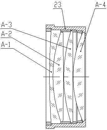 Miniaturized airborne zoom lens with large zooming ratio