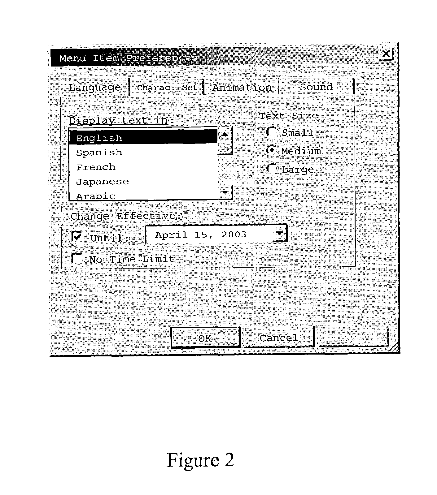 Method, system, and computer program product for user customization of menu items