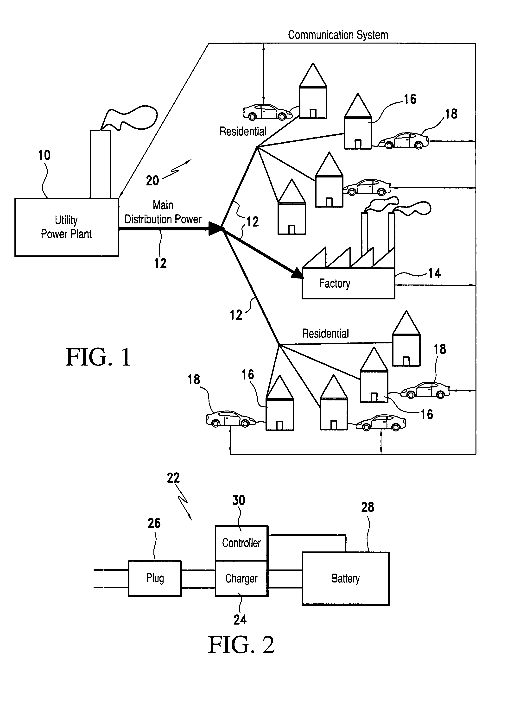 Interactive battery charger for electric vehicle