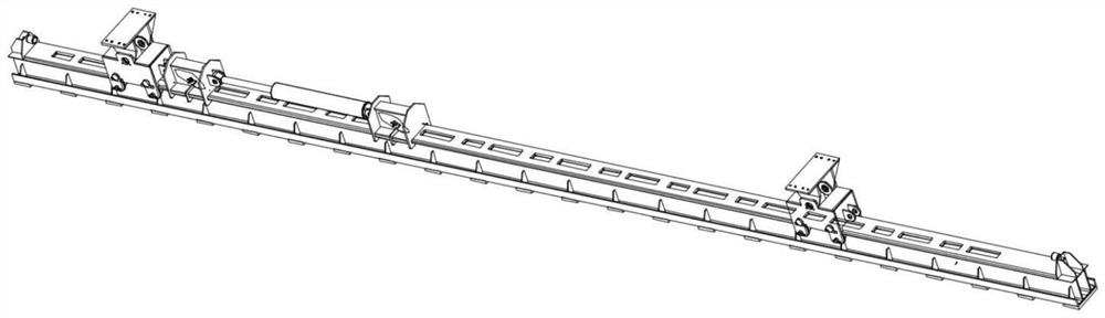 A self-propelled device and method for lining a trolley