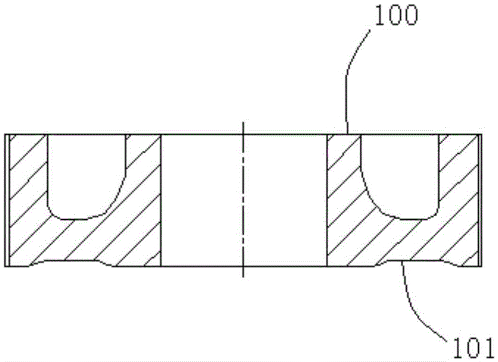 Forming die for tooth disc forging