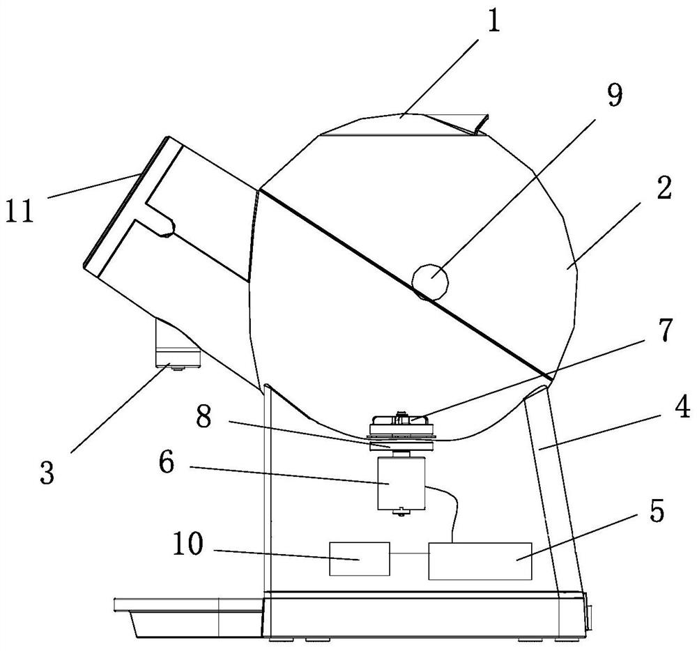 Multidirectional drinking water magnetizing method and water dispenser