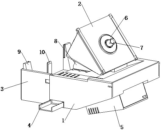 Wheel hub accompanying loading device for automobile manufacturing and machining