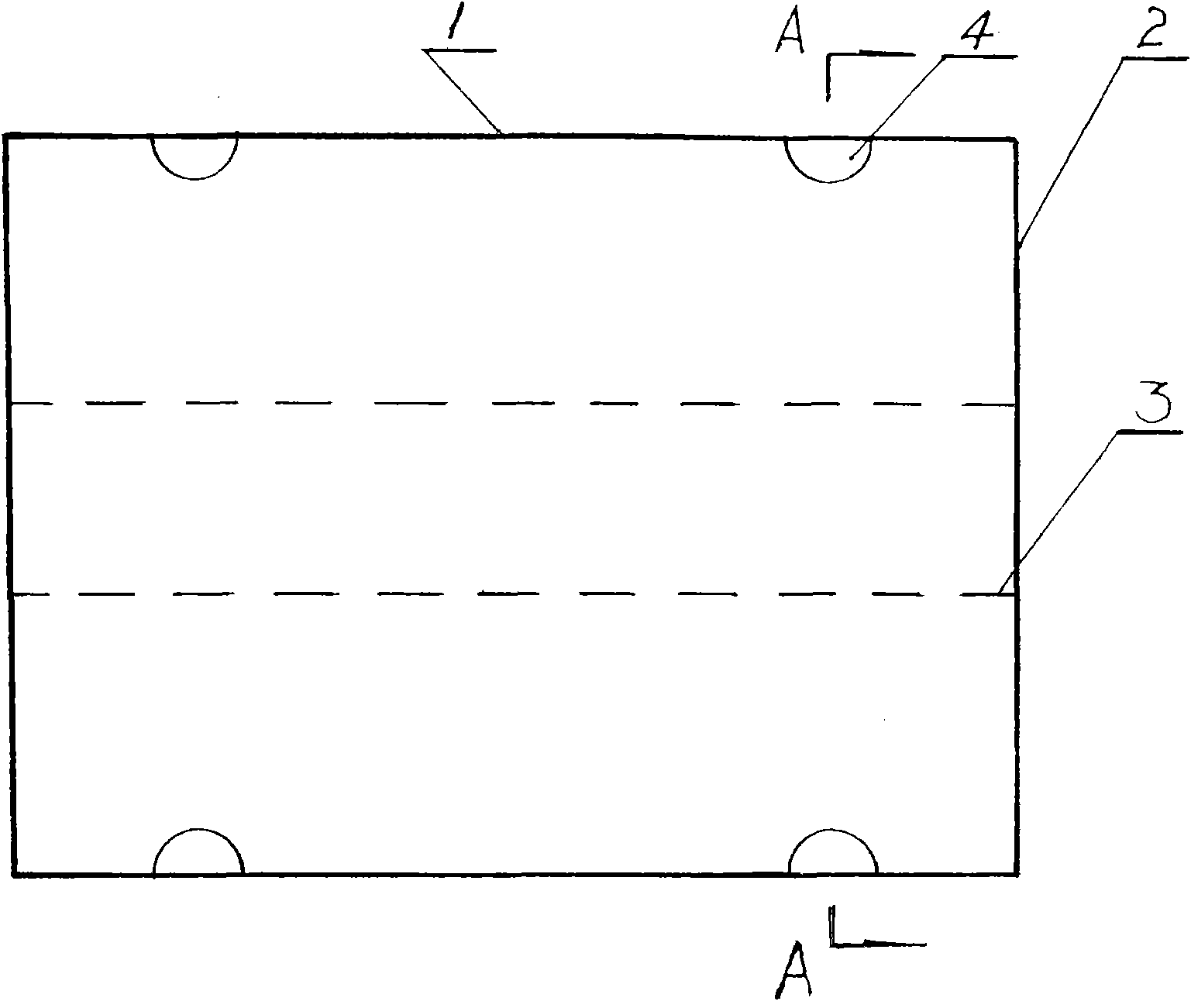 Floating body of mud discharge pipe