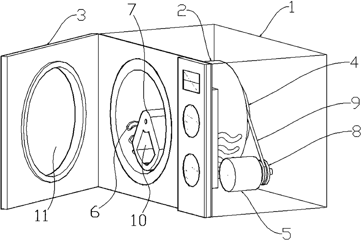 Small-sized hand-wash-imitated washing machine