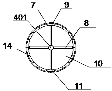 Construction room for wind power generation without rotating blades