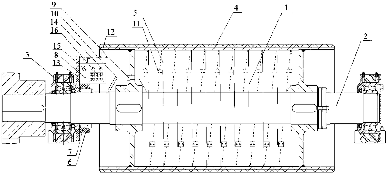 Constant temperature anti-freezing sticky roller and heating method