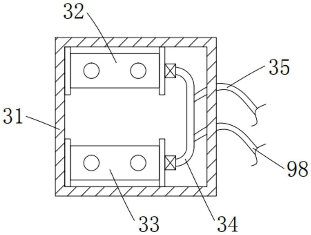 Chip crystal oscillator dispensing device with quick-drying function