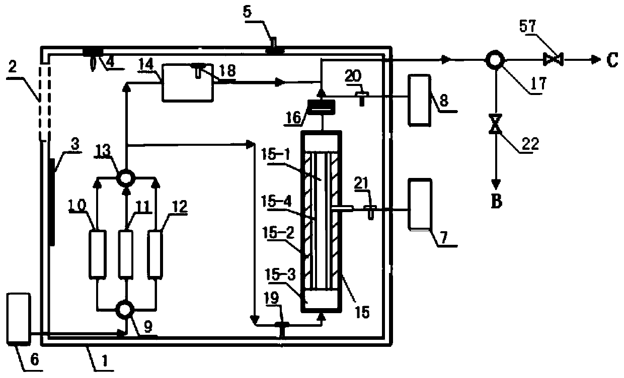 Device and method for analyzing influence of CO2 escape of oil reservoir geological sequestration body on environment