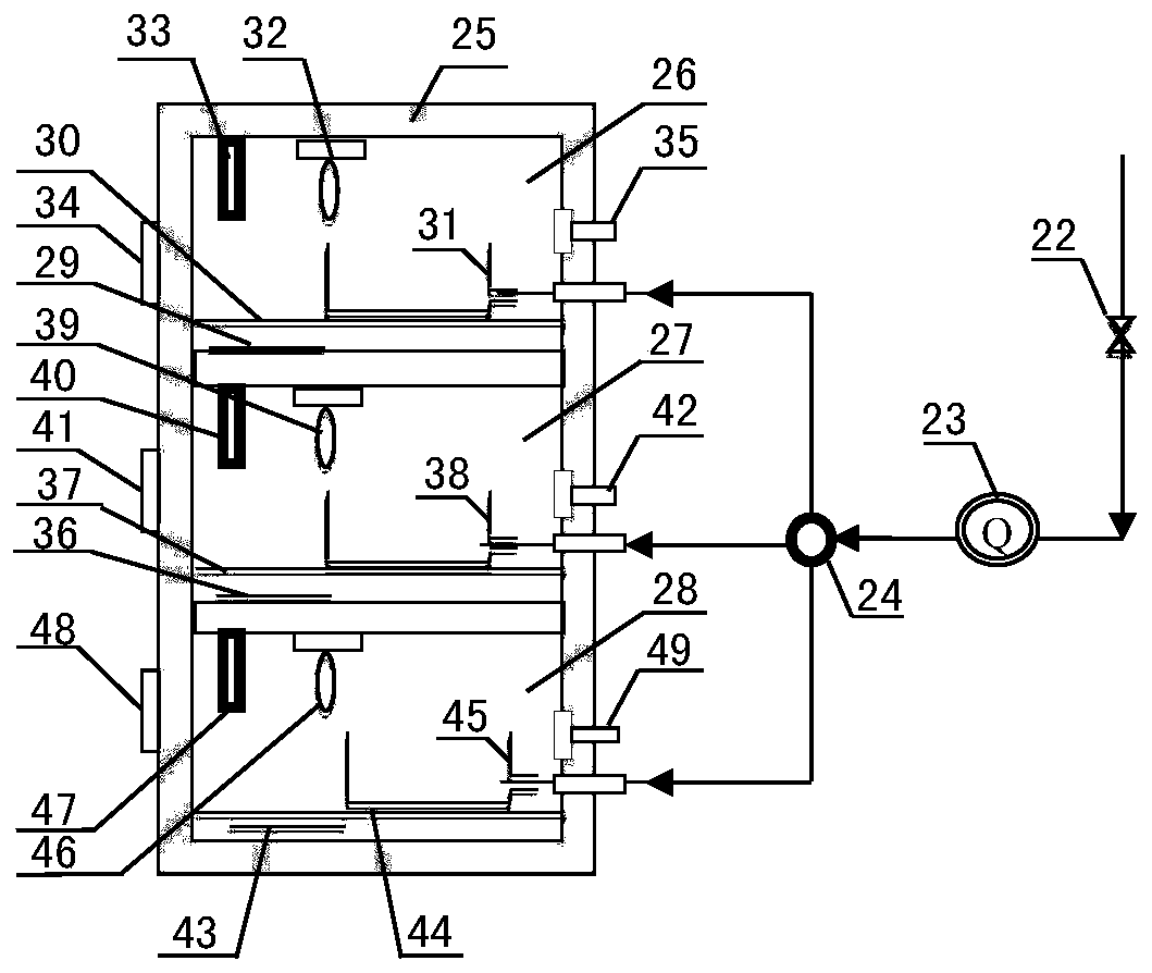 Device and method for analyzing influence of CO2 escape of oil reservoir geological sequestration body on environment