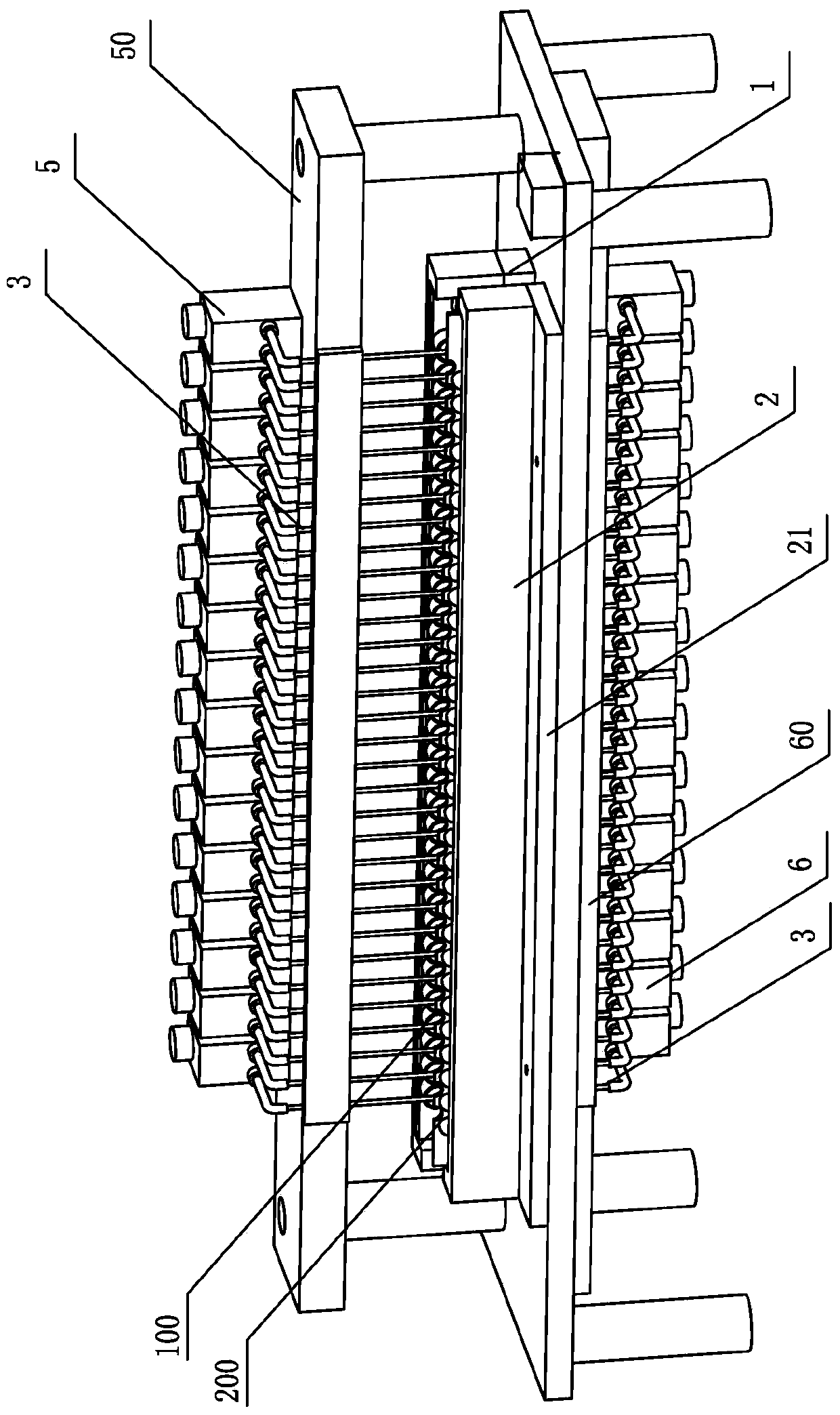 Insect transfer machine for mechanized production of royal jelly