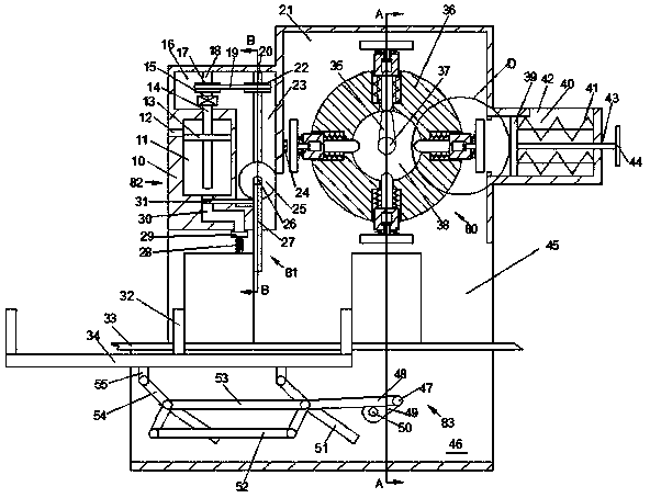 Device capable of conducting automatic feeding, glue coating and labeling on relay