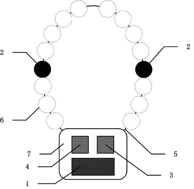 Portable electrocardiosignal detection wireless sensor device