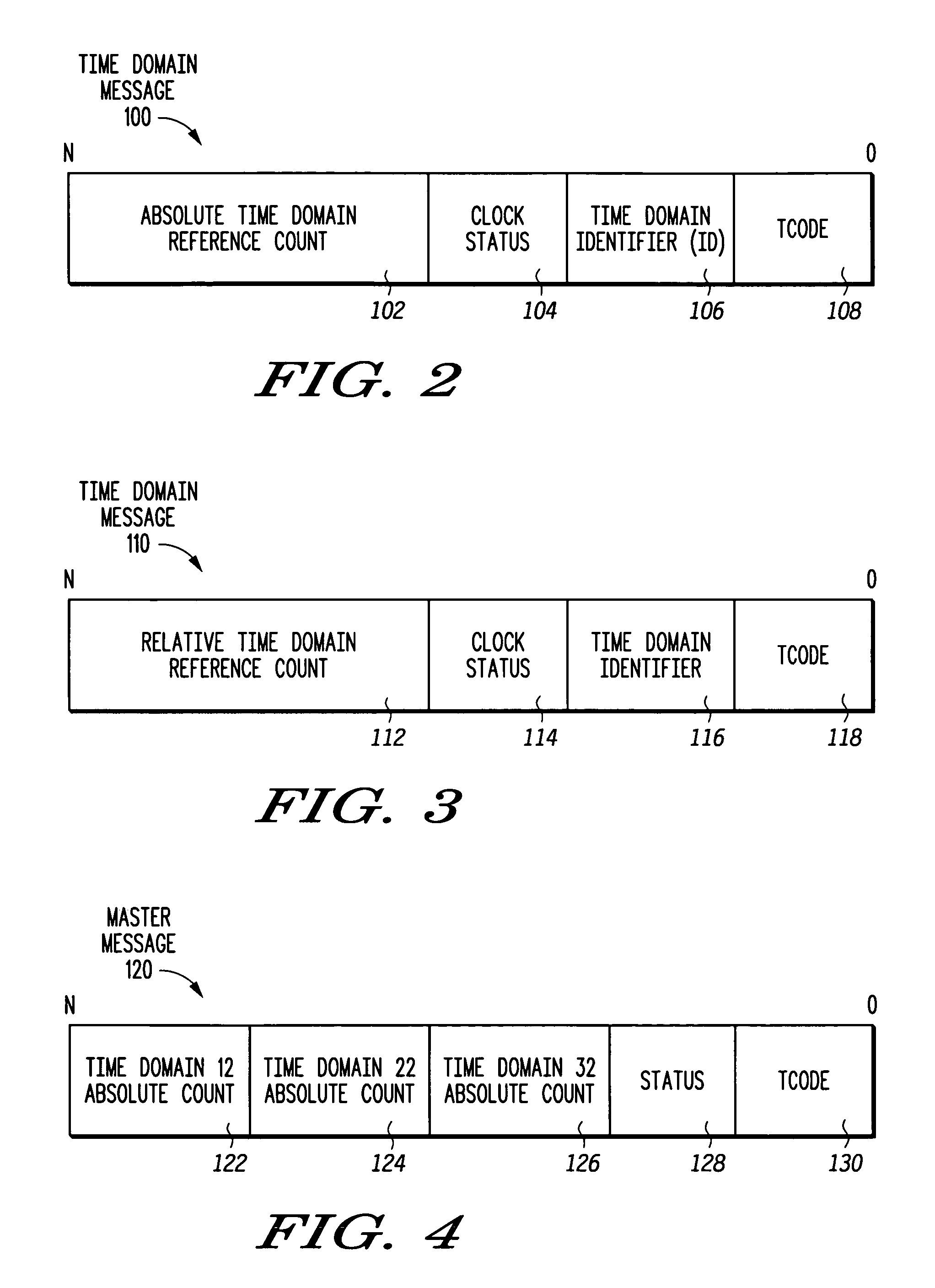 Apparatus and method for time ordering events in a system having multiple time domains