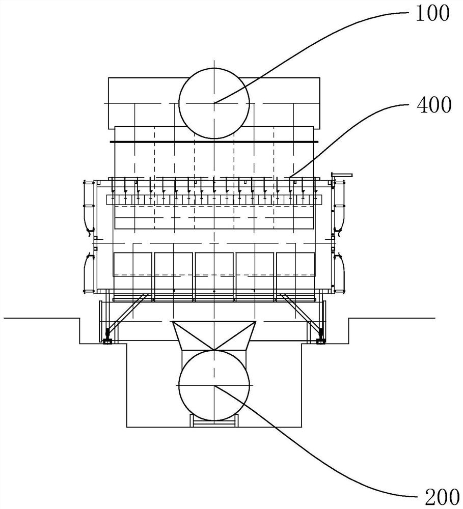 Structure for independently controlling smoke exhaust of kiln