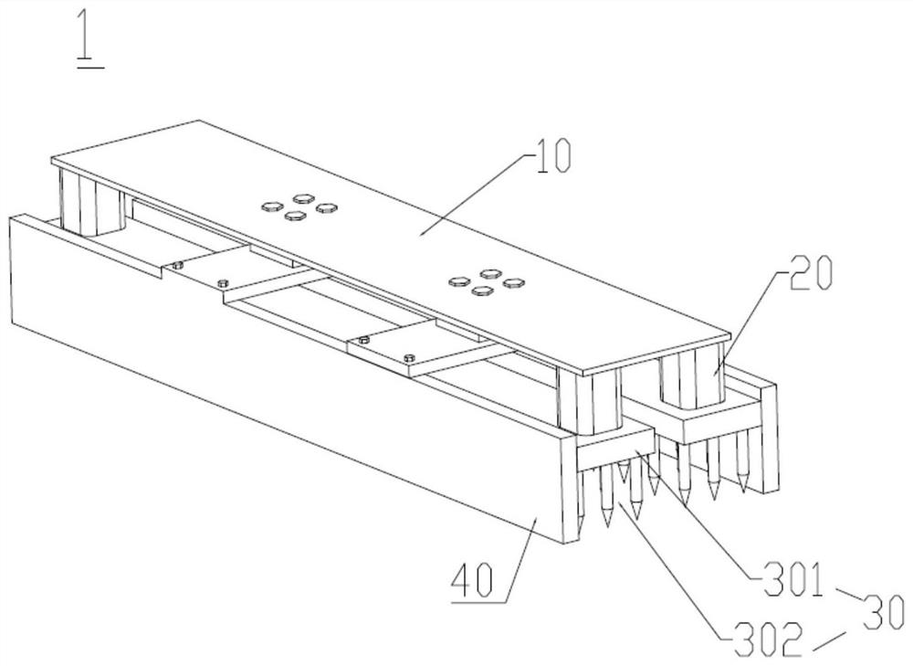 Foam material transferring mechanism