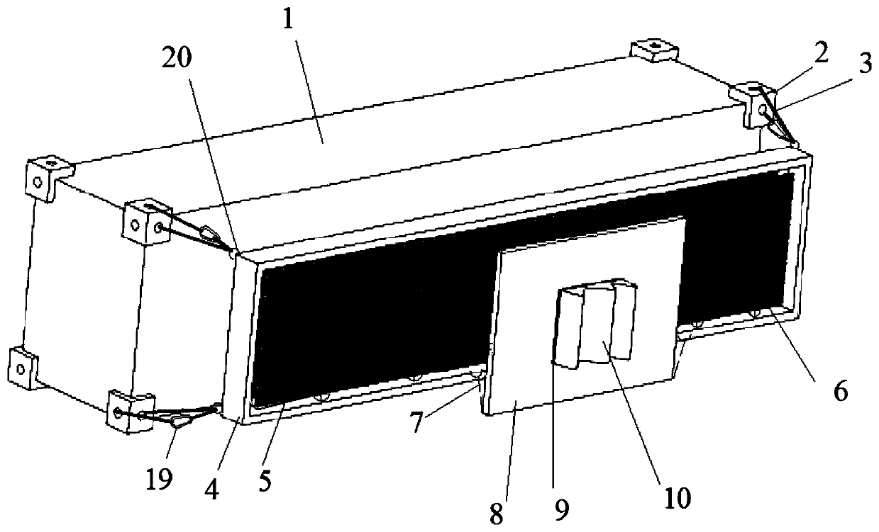 Sinking container positioning and floating device