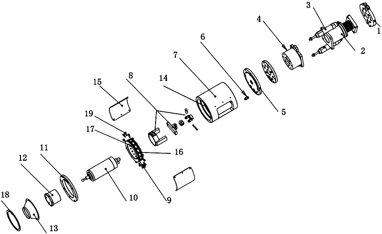 Constant force grinding and polishing head mechanism