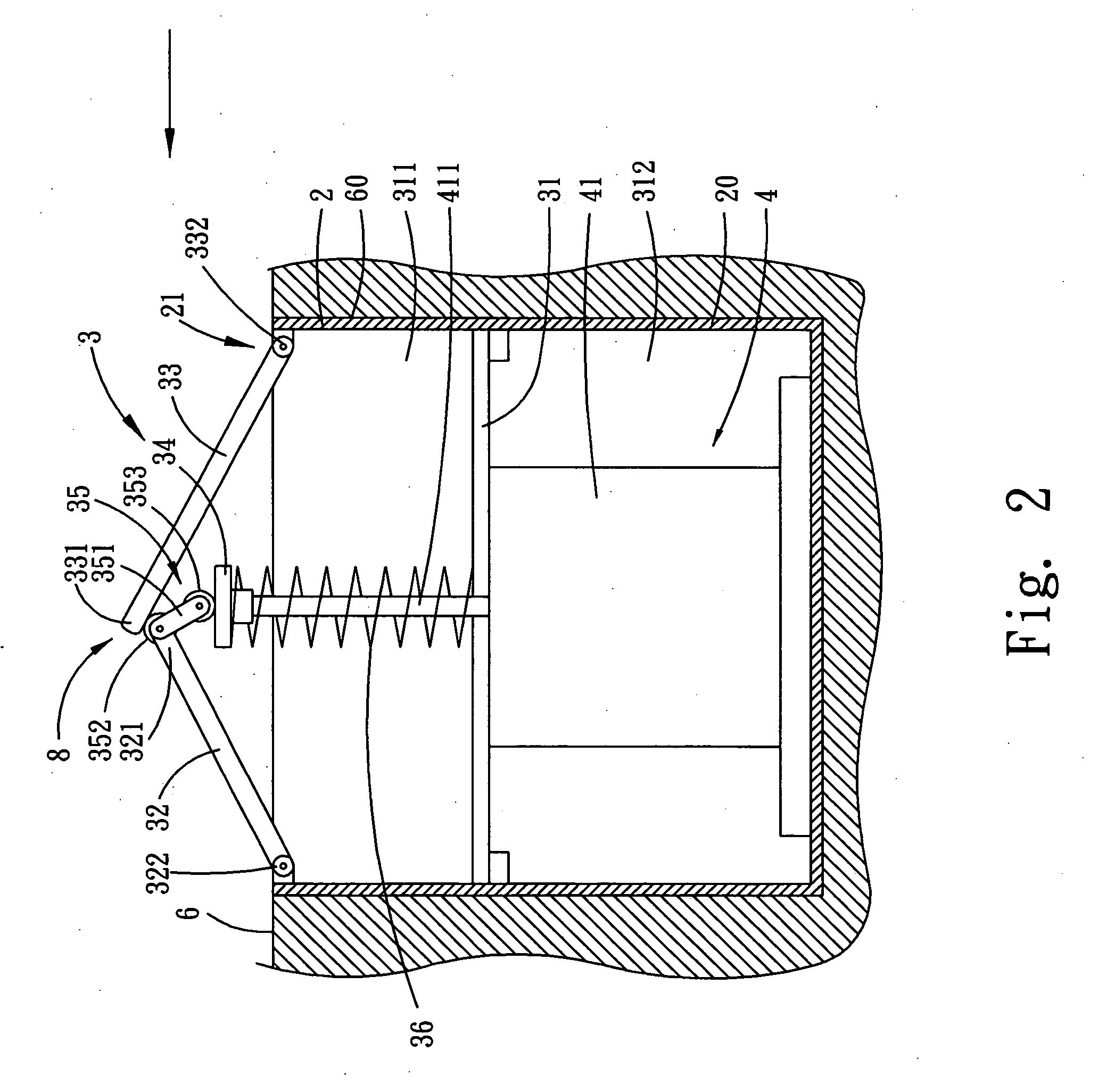 Crushing power generator