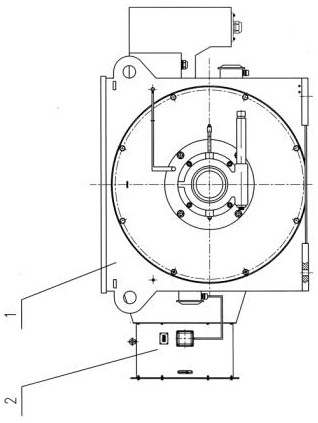 Strong air cooling structure of broadband variable-frequency motor